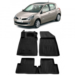 Renault Clio III (2005-2012) Set covorase auto cauciuc G.Modern Line 3D accesorii pentru autoturismul tau - masina v241485