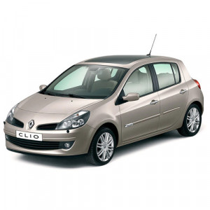 Renault Clio III Din 09.2005 - 09.2012, Hatchback , Set Covorase Auto Tip Tavita Premium 3D, din cauciuc accesorii pentru autoturismul tau - masina v162348
