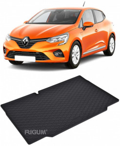 Renault Clio Tavita pentru portbagaj din cauciuc, compatibila Renault Clio V Hybrid fabricatie 07.2020 - prezent, caroserie hatchback, fara portbagaj intermediar accesorii pentru autoturismul tau - masina v112195