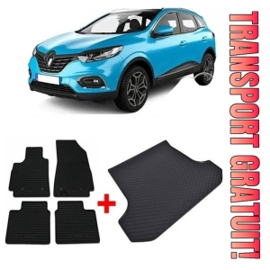 Renault Kadjar Suv din 06.2015 - Prezent *1, Set Covorase + tavita portbagaj auto