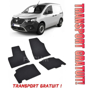 Renault Kangoo II, Van, fabricat din 2008 - Prezent, 5 Locuri, set covorase auto dedicate, din cauciuc 100% Premium - Transport Gratuit