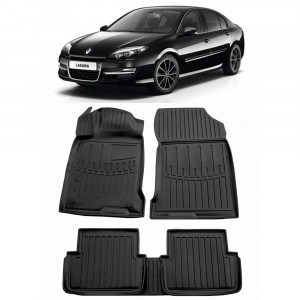 Renault Laguna III (T) (2007-2015) Set covorase auto cauciuc G.Modern Line 3D accesorii pentru autoturismul tau - masina v239382