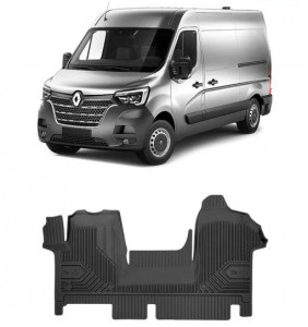 Renault Master III Din 2010 - Prezent, Van , Set Covorase Auto Tip Tavita Premium 3D, din cauciuc accesorii pentru autoturismul tau - masina v167312