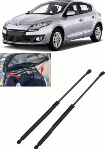 Renault Megan III Set 2 amortizoare pentru portbagaj / haion Krosno compatibil cu Renault Megan III Hatchback fabricat intre 2008-2016 accesorii pentru autoturismul tau - masina v90650