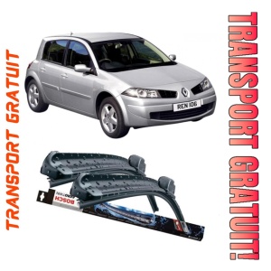 Renault Megane II Hatchback Van Set 2 stergatoare parbriz Bosch Bosch Aerotwin 60 cm/45 cm compatibile cu Renault Megane II Hatchback Van (Km0/2_) din 2003-2008 (60 cm / 45 cm)