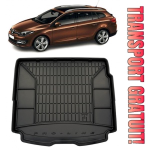 Renault Megane III Combi din 06.2009 - 08.2016, Tavita Pentru Portbagaj Lux Premium Dedicata, Cu Paravane *3