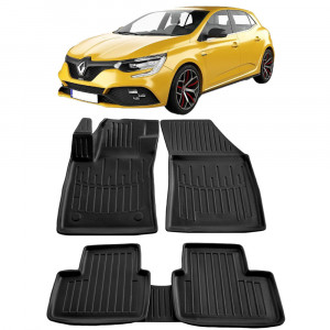 Renault Megane IV (2015 - prezent) Set covorase auto cauciuc G.Modern Line 3D accesorii pentru autoturismul tau - masina v241496