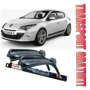 Renault Megane Set 2 stergatoare parbriz Bosch Bosch Aerotwin compatibile cu Renault Megane 2008 (60 cm / 40 cm)