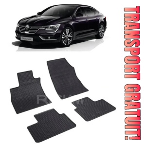 Renault Talisman, Sedan, fabricat din 01.2016 - Prezent, set covorase auto dedicate, din cauciuc 100% Premium