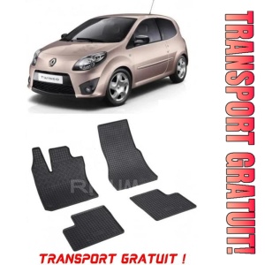 Renault Twingo III, Hatchback, fabricat din 08.2014 - Prezent, set covorase auto dedicate, din cauciuc 100% Premium - Transport Gratuit