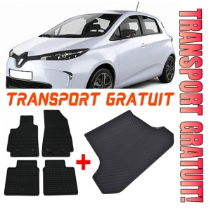 Renault ZOE Set Covorase + tavita portbagaj auto Renault ZOE fabricatie 06.2019 - prezent, caroserie hatchback