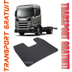 Scania R, Truck, fabricat din 2004 - Prezent, set covorase auto dedicate, din cauciuc 100% Premium
