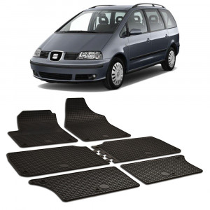 Seat Alhambra (1996 -2009) Set 6 covorase auto cauciuc Urban Line accesorii pentru autoturismul tau - masina v238660