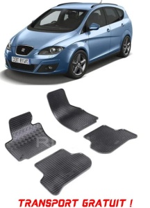 Seat Altea, Hatchback, fabricat din 2004 - 08.2015, set covorase auto dedicate, din cauciuc 100% Premium - Transport Gratuit accesorii pentru autoturismul tau - masina v38043