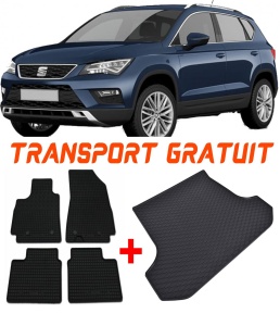 Seat Ateca din 09.2016 - Prezent Suv 4X2 *1, Set Covorase + tavita portbagaj auto accesorii pentru autoturismul tau - masina v1696