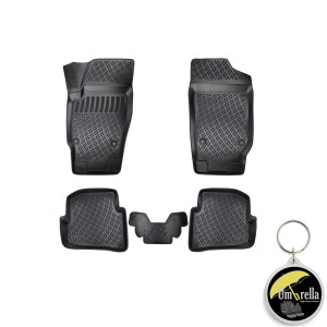 Seat Ibiza IV 2008-2017 Set 5 covorase auto din cauciuc tip tavita premium line 3D accesorii pentru autoturismul tau - masina v241964