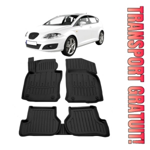 Seat Leon II (1P) (2005-2012) Set covorase auto cauciuc G.Modern Line 3D