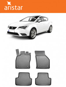 Seat Leon III 5F, Hatchback, Din 11.2012 - 02.2020 , Set Covorase Auto Tip Tavita Premium 3D, din cauciuc accesorii pentru autoturismul tau - masina v172352