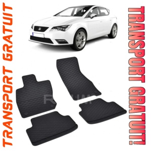 Seat Leon IV MhEV fabricat din 2020 - Prezent, Hatchback, set covorase auto dedicate, din cauciuc 100% Premium