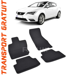 Seat Leon IV MhEV fabricat din 2020 - Prezent, Hatchback, set covorase auto dedicate, din cauciuc 100% Premium accesorii pentru autoturismul tau - masina v150309