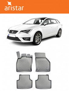 Seat Leon IV Phev, Hatchback, Din 2020 - Prezent , Set Covorase Auto Tip Tavita Premium 3D, din cauciuc accesorii pentru autoturismul tau - masina v169987