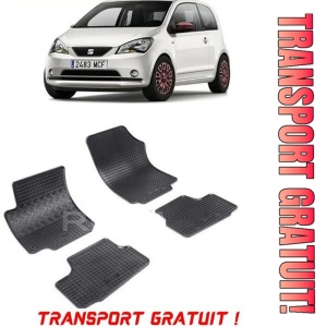 Seat MII, Hatchback, fabricat din 12.2011 - 2019, set covorase auto dedicate, din cauciuc 100% Premium - Transport Gratuit