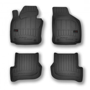 Seat Toledo III, Hatchback, Din 2004 - 2010 , Set Covorase Auto Tip Tavita Premium 3D, din cauciuc accesorii pentru autoturismul tau - masina v172266