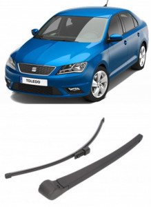 Seat Toledo IV Brat stergator pentru luneta spate cu lamela 410 mm, compatibil cu Seat Toledo IV fabricat intre 2012-2019, calitate extra accesorii pentru autoturismul tau - masina v91516