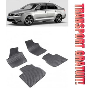 Seat Toledo IV, Hatchback, fabricat din 02.2013 - 05.2019, set covorase auto dedicate, din cauciuc 100% Premium