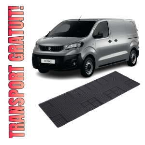 Set 1 covorase Peugeot Expert/Traveller Randul 3 2016-prezent, din cauciuc 100%, compatibile cu autoturismul PEUGEOT Expert/Traveller