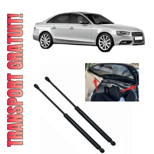 Set 2 amortizoare portbagaj haion AUDI A4 B8 (8K2) din 2007-2015, 2 bucati, KROSNO, 4 stickere auto AUDI