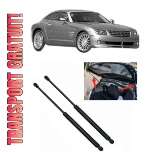 Set 2 amortizoare portbagaj haion CHRYSLER CROSSFIRE din 2003-2008, 2 bucati, KROSNO, 4 stickere auto CHRYSLER
