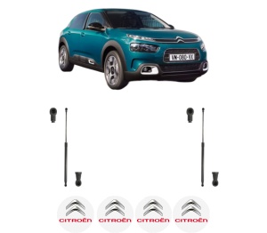 Set 2 amortizoare portbagaj haion CITROEN C4 CACTUS Van (0B_, 0P_) din 2019-2019, 2 bucati, KROSNO, 4 stickere auto CITROEN v1092