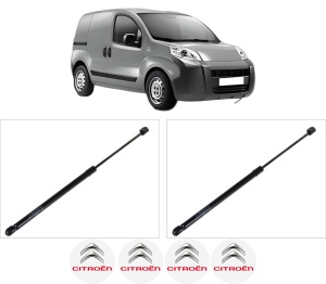 Set 2 amortizoare portbagaj haion CITROEN NEMO Box Body/MPV (AA_) din 2008-2010, 2 bucati, KROSNO, 4 stickere auto CITROEN v3012