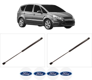 Set 2 amortizoare portbagaj haion FORD S-MAX VAN (WA6) din 2007-2014, 2 bucati, KROSNO, 4 stickere auto FORD v4267