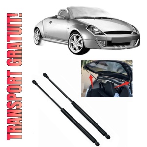 Set 2 amortizoare portbagaj haion FORD STREET KA (RL2) din 2003-2005, 2 bucati, KROSNO, 4 stickere auto FORD