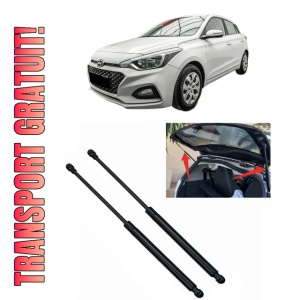 Set 2 amortizoare portbagaj haion HYUNDAI i20 II Hatchback Van (GB, IB) din 2015-2021, 2 bucati, KROSNO, 4 stickere auto HYUNDAI