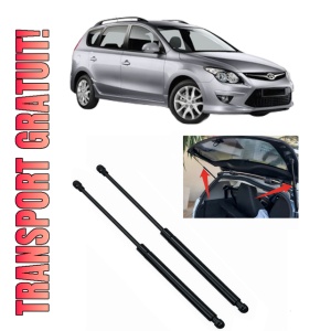 Set 2 amortizoare portbagaj haion HYUNDAI i30 Estate (GD) din 2012-2017, 2 bucati, MAGNUM TECHNOLOGY, 4 stickere auto HYUNDAI