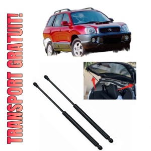 Set 2 amortizoare portbagaj haion HYUNDAI SANTA FÉ I (SM) din 2001-2006, 2 bucati, MAGNUM TECHNOLOGY, 4 stickere auto HYUNDAI