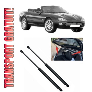 Set 2 amortizoare portbagaj haion JAGUAR XK 8 Convertible (X100) din 1996-2006, 2 bucati, KROSNO, 4 stickere auto JAGUAR