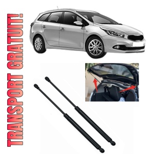 Set 2 amortizoare portbagaj haion KIA CEE'D Sportswagon (JD) din 2012-2018, 2 bucati, KROSNO, 4 stickere auto KIA