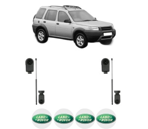 Set 2 amortizoare portbagaj haion LAND ROVER FREELANDER I (L314) din 1998-2006, 2 bucati, KROSNO, 4 stickere auto LAND ROVER v247