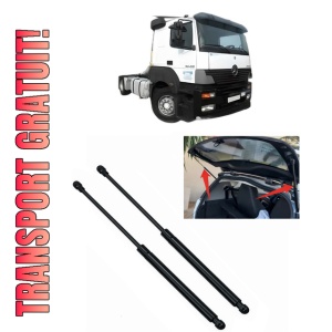Set 2 amortizoare portbagaj haion MERCEDES-BENZ AXOR 2 din 2004-2011, 2 bucati, KROSNO, 4 stickere auto MERCEDES-BENZ