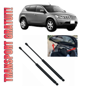 Set 2 amortizoare portbagaj haion NISSAN MURANO I (Z50) din 2003-2008, 2 bucati, KROSNO, 4 stickere auto NISSAN