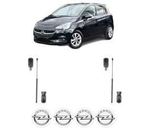 Set 2 amortizoare portbagaj haion OPEL CORSA E Hatchback Van (X15) din 2014-2015, 2 bucati, KROSNO, 4 stickere auto OPEL v1027