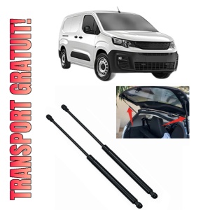 Set 2 amortizoare portbagaj haion PEUGEOT PARTNER Box Body/MPV (K9) din 2018-2021, 2 bucati, KROSNO, 4 stickere auto PEUGEOT