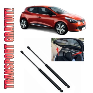 Set 2 amortizoare portbagaj haion RENAULT CLIO IV Grandtour (KH_) din 2012-2021, 2 bucati, KROSNO, 4 stickere auto RENAULT