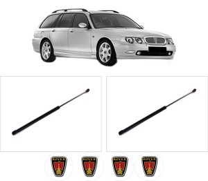 Set 2 amortizoare portbagaj haion ROVER 75 I Tourer (RJ) din 2001-2005, 2 bucati, KROSNO, 4 stickere auto ROVER v4387