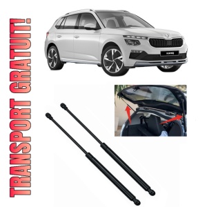 Set 2 amortizoare portbagaj haion SKODA KAMIQ (NW4) din 2019-2020, 2 bucati, KROSNO, 4 stickere auto SKODA