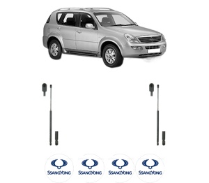 Set 2 amortizoare portbagaj haion SSANGYONG REXTON / REXTON II (GAB_) din 2002-2006, 2 bucati, KROSNO, 4 stickere auto SSANGYONG v4207